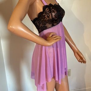 NWOT SZ S lilac babydoll sexy honeymoon